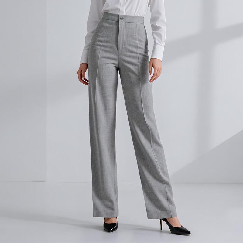 Teluoman Machine Washable Wrinkle-Free Formal Trousers