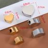 5pcs Stainless Steel Polish Heart Bracelet Beads Moon Star Airplane Spacer Beads DIY Jewelry Making Necklace Findings Wholesale