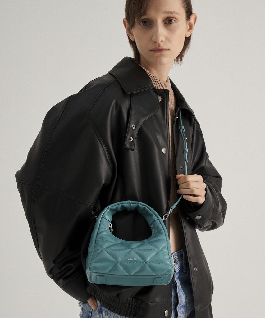 Munier Quilted Mini Tote Bag_2Colors