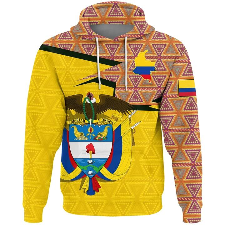 Etst 003 Colombia Nationaal Embleem Kaart Grafische Sweatshirts Vlag Hibiscus Bloem Hoodies Voor Mannen Kleding Ridder Trainingspak Woemn Hoodie Tops 2XL