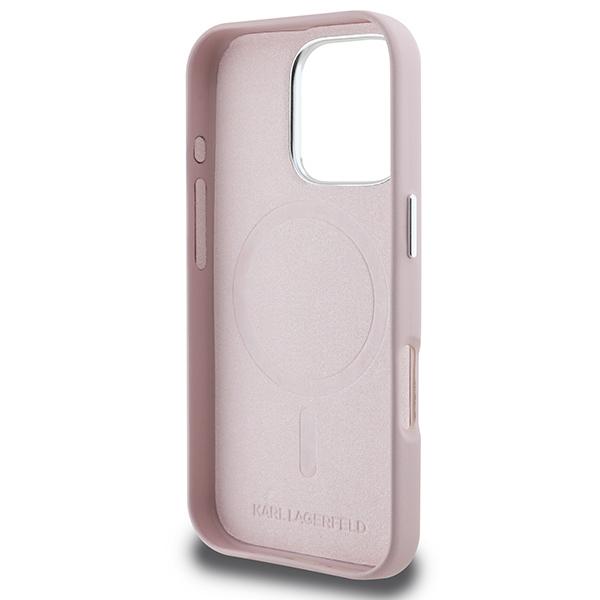 Karl Lagerfeld Klhmp16Lpgmsrpp Iphone16 Pro 6.3 Różowy/Pink Hardcase Fw Metal Plate Magsafe