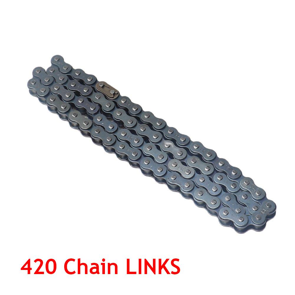 420 74 76 78 80 82 88 90 92 94 96 110 Links Motorcycle Drive Chain Link For CRF 50 70cc 90cc 110cc 125cc Pit Dirt Quad ATV Bike