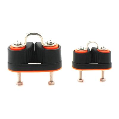 Double Rows Kayak Bearing Cleat Pilates Equipment Marine Boat Fast Entry Wire Clamp for Awnings Secure Cable Connections