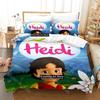 3D Print Elfin Heidi Bedding Set Single Twin Full Queen King Size Bed Set Adult Kid Bedroom Duvetcover Sets Anime