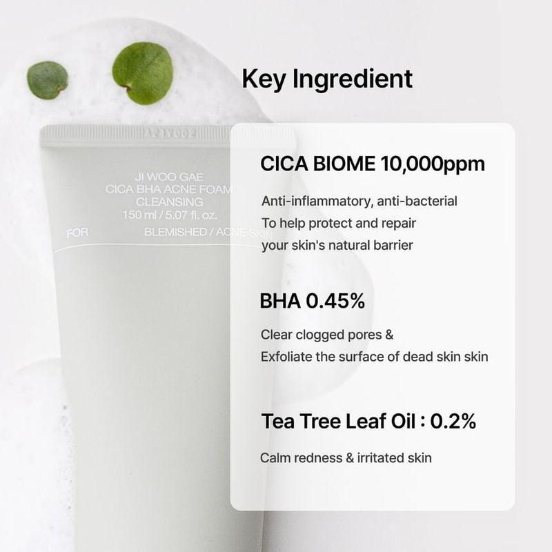 celimax - Ji Woo Gae Cica BHA Acne Foam Cleansing