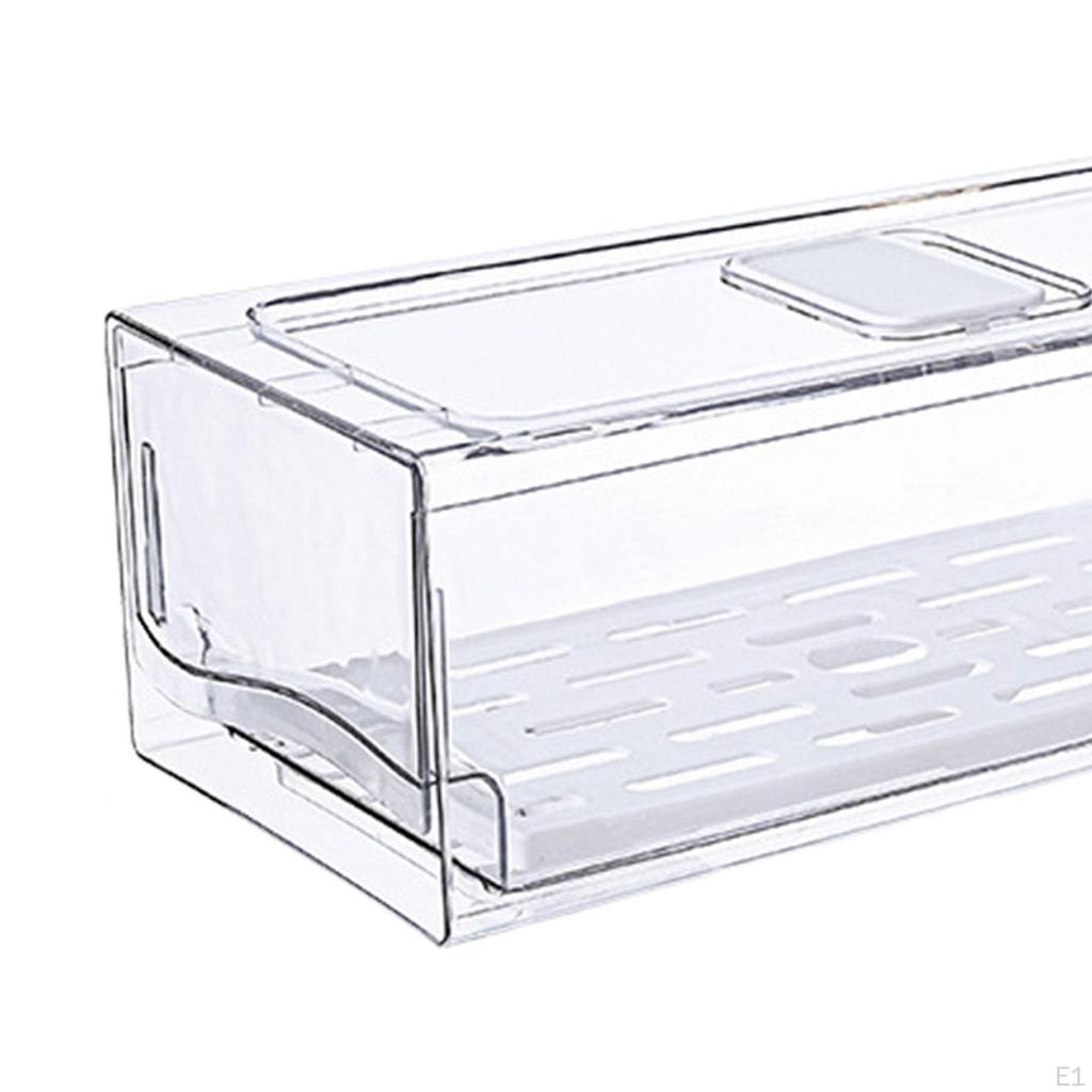 Pojemniki z szufladami lodówki Przezroczysty wielofunkcyjny pojemnik do przechowywania żywności, organizer do lodówki