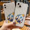 Phone Case: 2D Flat, Fits iPhone 18 17 16 15 14 13 Pro, Transparent with Corner Protection, Cartoon Rocket, Christmas and Halloween Gift