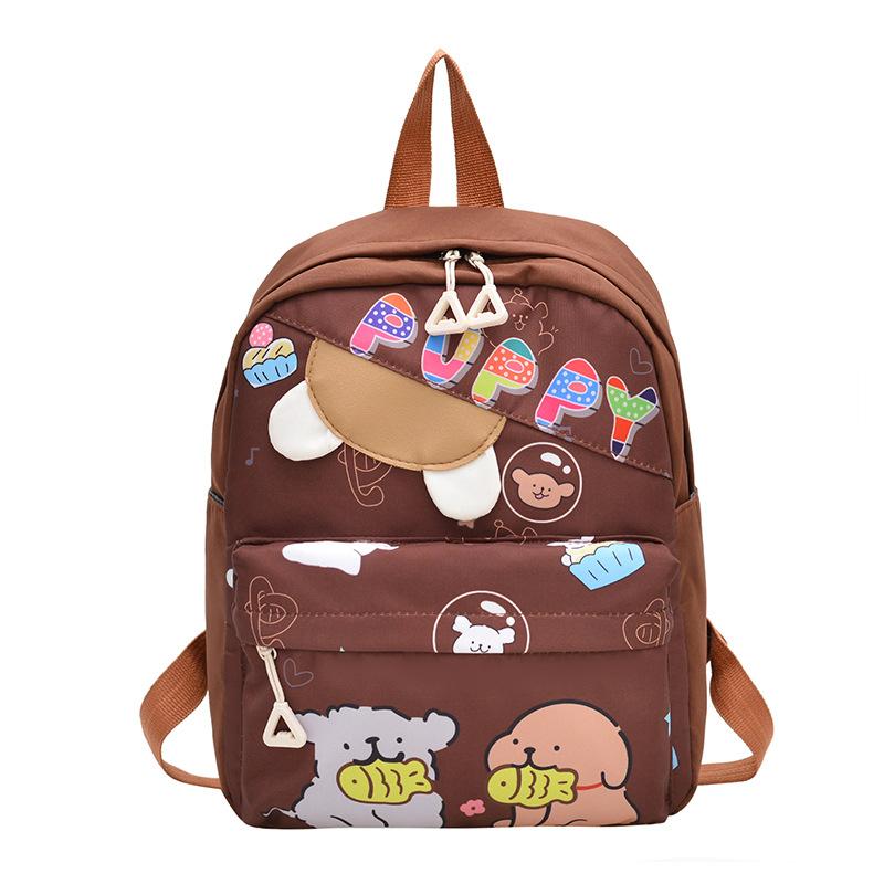 Kindergarten Large-capacity Children's Trend Printing Cartoon Backpack Trendy High-value Cute Travel Lightweight Backpack