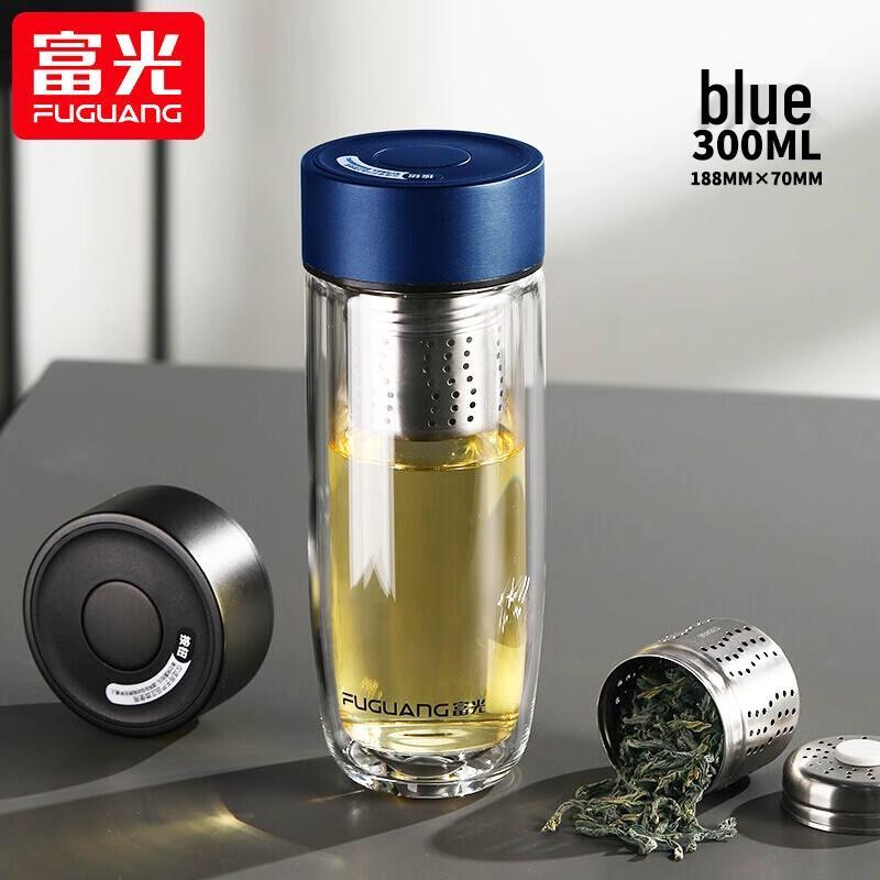 FUGUANG Double-Layer High Borosilicate Glass Tea Cup 300ml