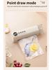 1Pc Rechargeable Vacuum Packaging Machine, Household Small Fully Automatic Dual-Pump Double-Sealing Freshness Preservation Vacuum Sealing Machine