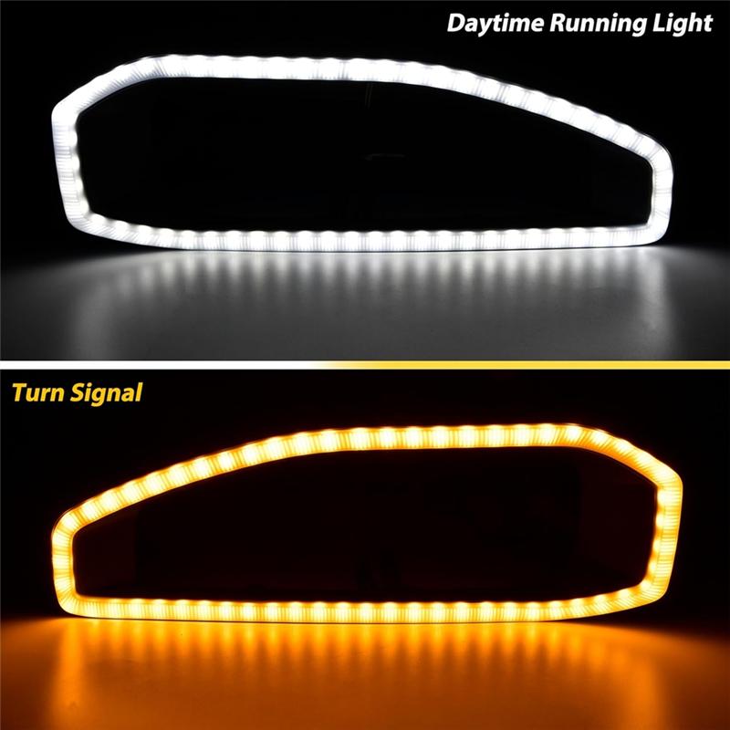 Front Lower Bumper Grille Light For Jeep Wrangler JL Gladiator JT Turn Signal Light