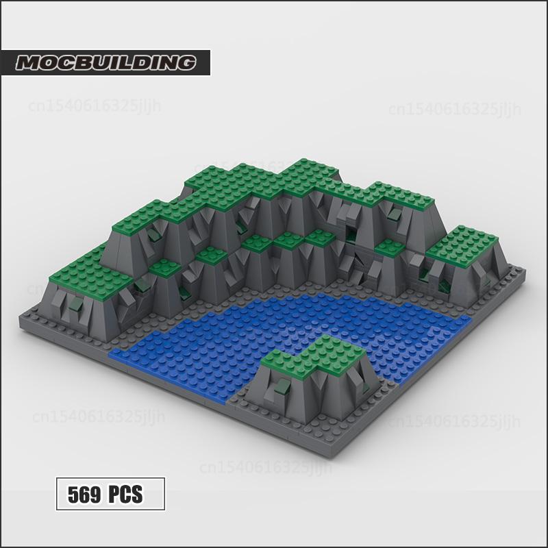 

Конструктор Moc 3D Базова Технологія Цеглин Піднята Базова Плита Для Наборів Замків З Річкою Креативна Модель Для Демонстрації Іграшки Подарунки