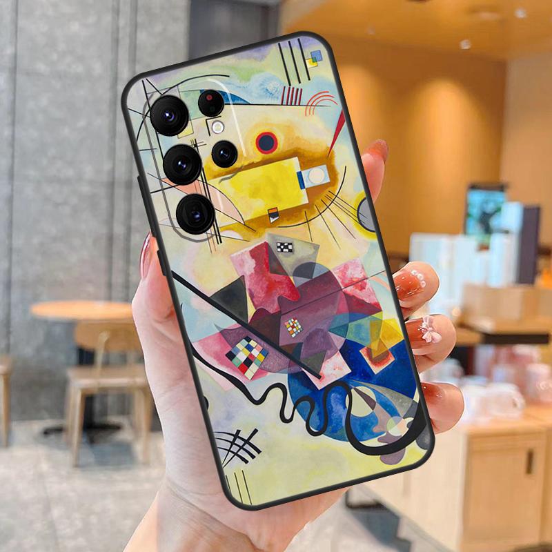 Wassily Kandinsky Abstract Phone Case For Samsung Galaxy S25 S23 S22 S21 S20 S24 Ultra S9 S10 Plus S25 FE Back Cover