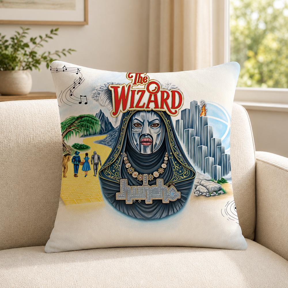 Rapper MM Huncho Cushion Cover Soft Short Plush SkinFriendly Cushion Case for MultiScene Use