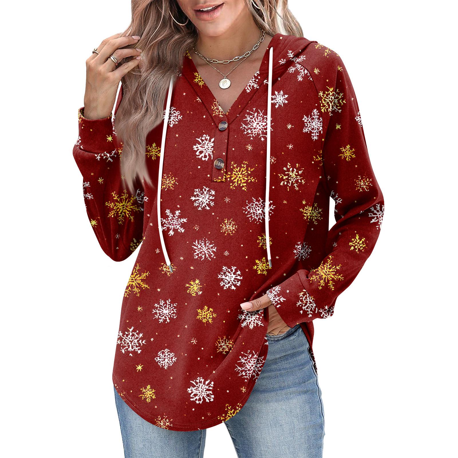 

Женская мода, женский легкий пуловер с длинными рукавами и карманами, толстовка с капюшоном в стиле консервативного стиля XL винный