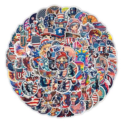 100 Graffiti-Aufkleber im amerikanischen Stil Auto Handy Skateboard Gitarre Dekorationsaufkleber Wasserdichte Kreative Schreibwarenaufkleber