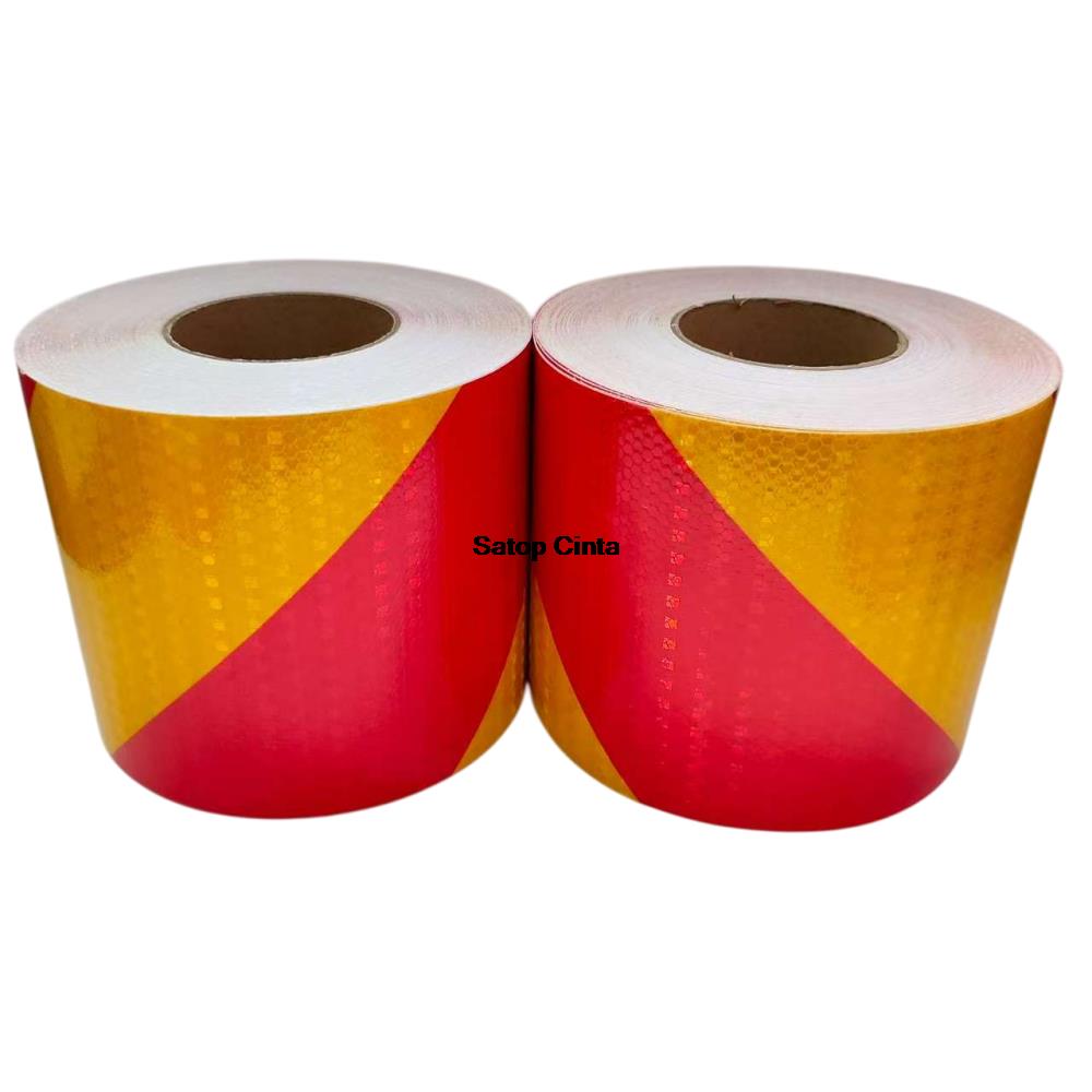 DIY 15cm*1M Twill Reflective Stickers PVC Honeycomb Self-Adhesive Warning Safety Reflectors Tapes Waterproof Strip For Car Truck