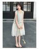 Girls' dress summer 2026 new children's summer dress, stylish bohemian style sleeveless tank top dress