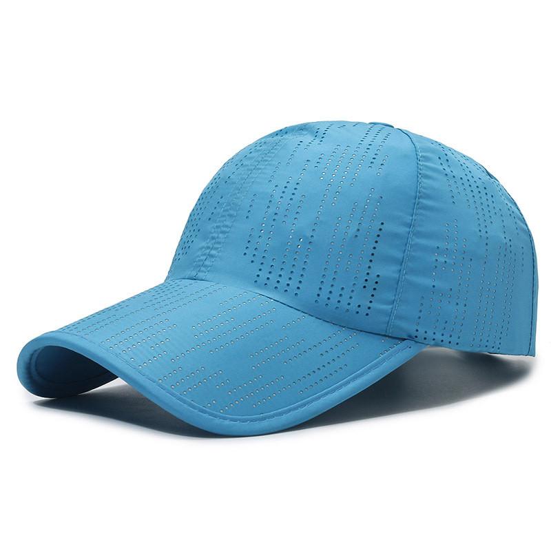 Hat Perforated Baseball Cap Sunscreen Duckbill Cap Breathable Quick Hat Drying