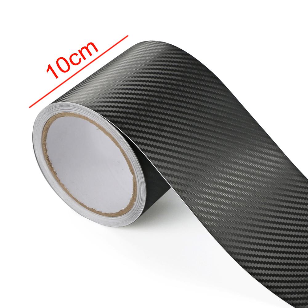 3D Carbon Fiber Vinyl Car Wrap Sheet Stickers DIY Paste Strip Rolls Auto Anti Scratch Protector Tape Waterproof Film Accessories