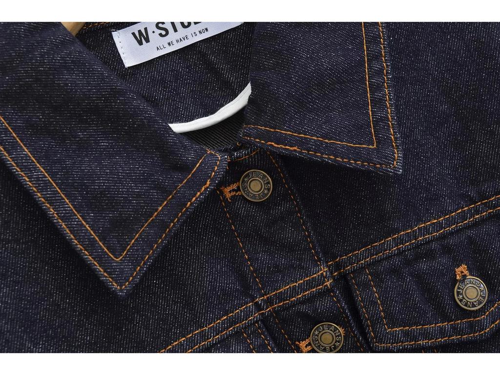 American Retro Slim Fit Denim Shirt Jacket