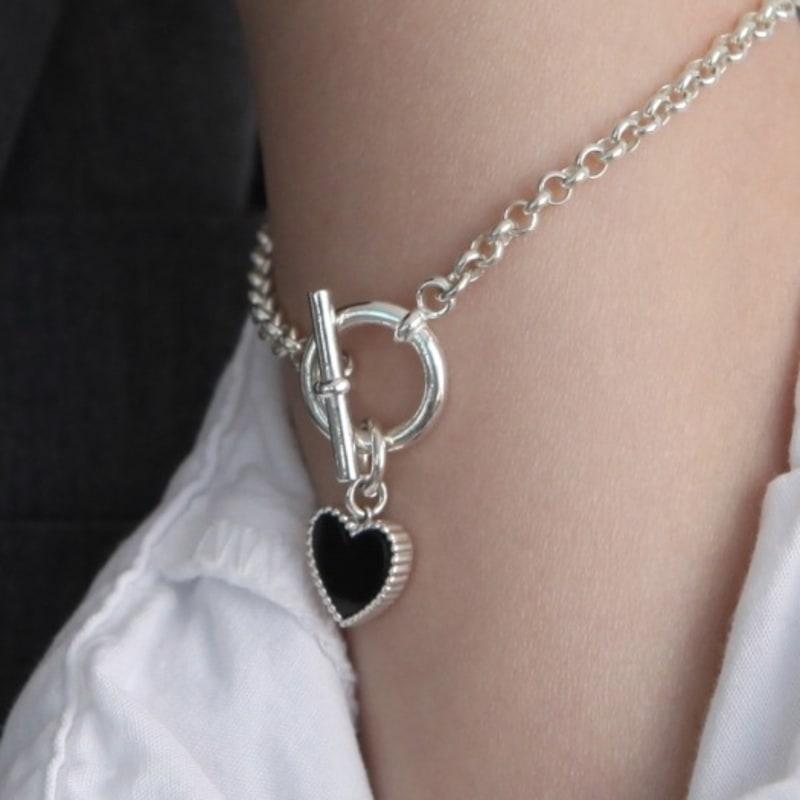 

MCCOII ONYX HEART BRACELET GOLD