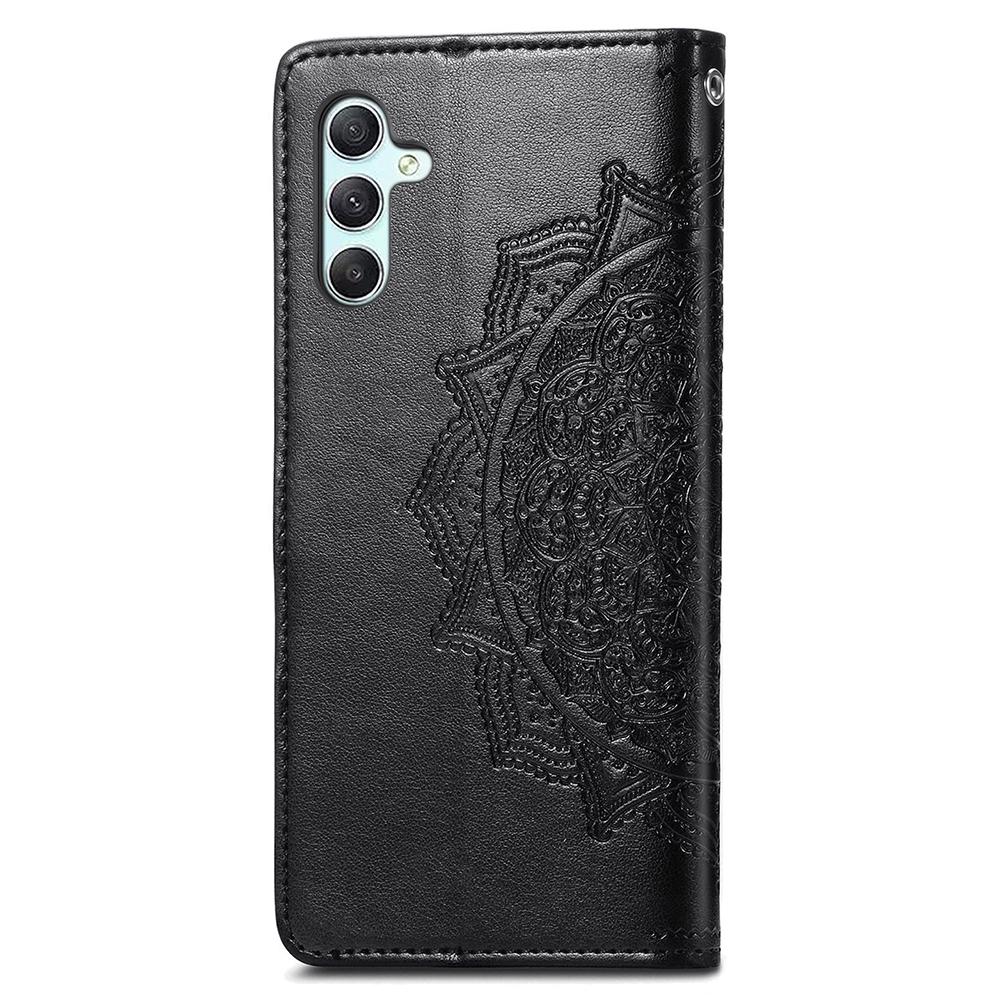 For Samsung Galaxy A55 5G Cell Phone Case Magnetic Embossed Mandala Floral Shell