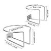 Stainless Steel Cup Storage Rack Wall Mounted Cup Shelf Organizer for Multiple Bottles Mugs Secure Space Efficient
