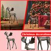 Black Figurine Christmas Decoration, Modern Christmas Figurine, Elegant Interior Holiday Decor