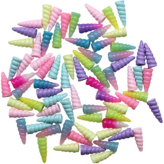 

Toyvian Спиральные игрушки-рога единорога из смолы, Подарок на вечеринку, Декорация, 10 штук (Случайный цвет)