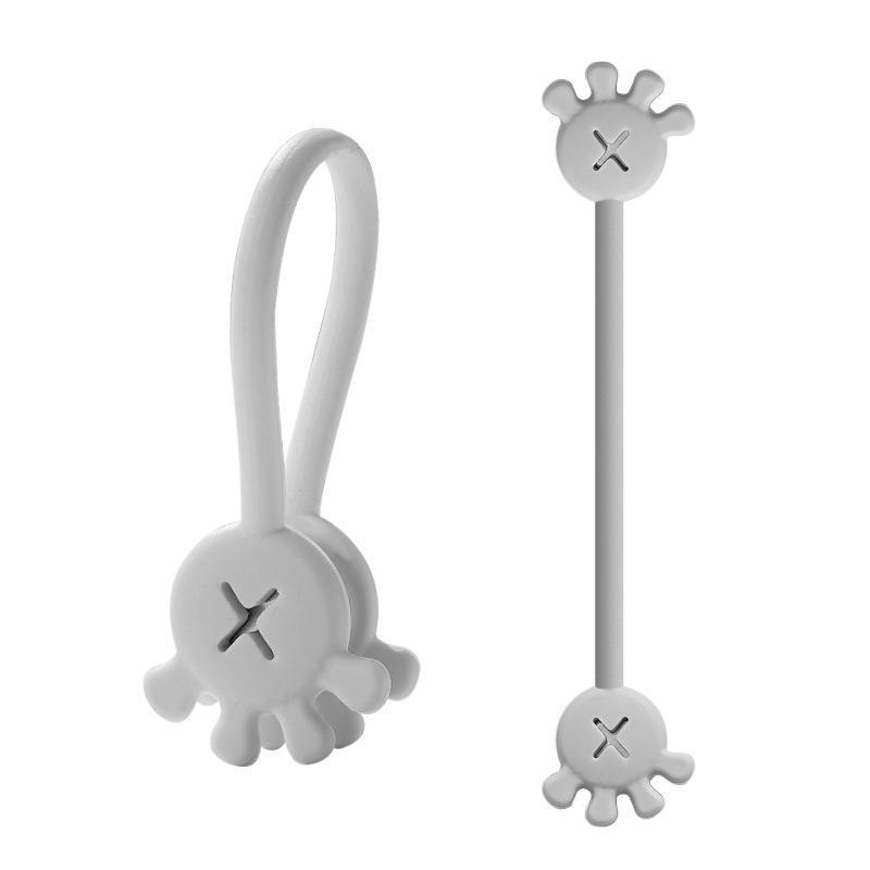 Palm Silicone Magnetic Cable Organizer and Bookmark