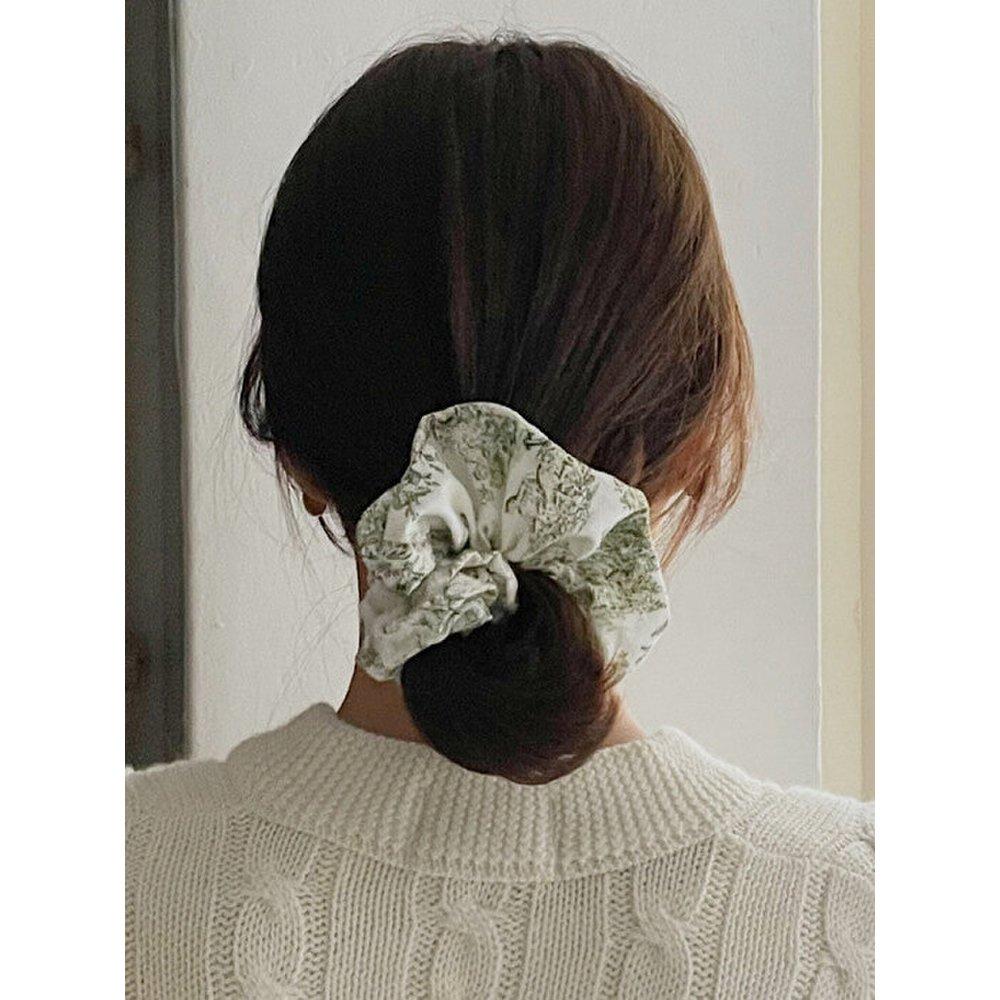 French Etoile Scrunchie [Green]