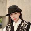 New Soft and Waxy Autumn and Winter Knitted Curling Hat for Women Versatile  Fashionable  Warm and Temperamental  Retro Fisherman Hat Trend