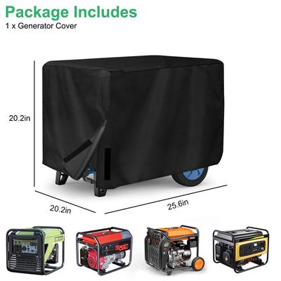 Generator Cover Waterproof Heavy Duty Thicken 210D Oxford Cloth Universal Generator Cover For Universal Portable Generators