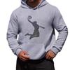 Cross-Border Men's & Women's Loose Fit Print Hoodie - European & American Style, Drop Shoulder, Spring & Autumn.