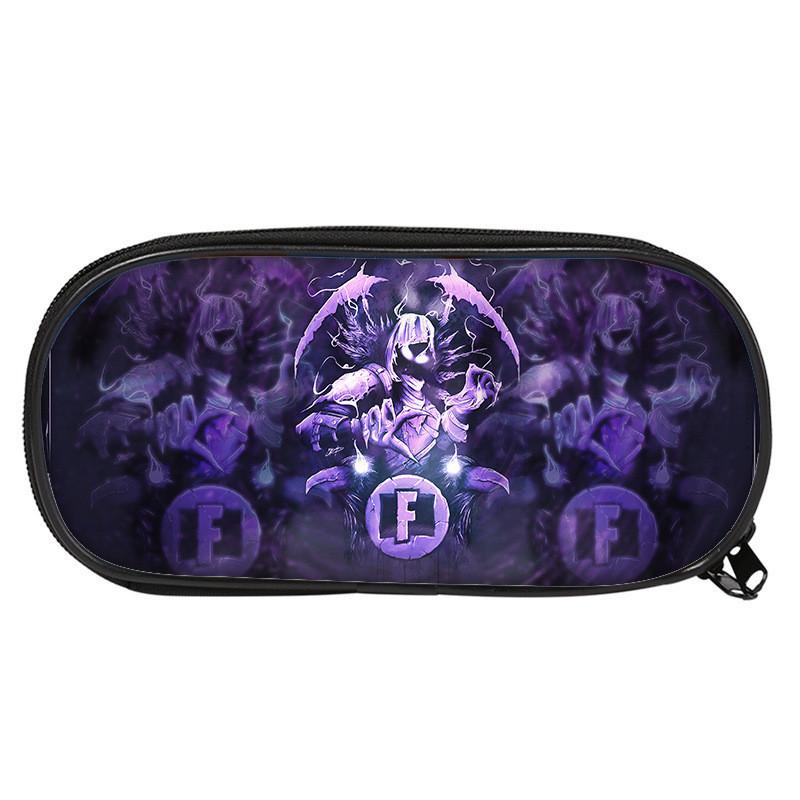 Fortnite Pattern Student Single Layer Stationery Pencil Bag Stationery Storage For School And Travel Use