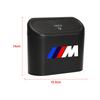 M LOGO Car Vehicle Case Storage Box Black ABS Square Pressing Trash Can For BMW G01 G02 F22 F23 E46 E93 E39 G26 F01 F02 F06 G32 G20 G29
