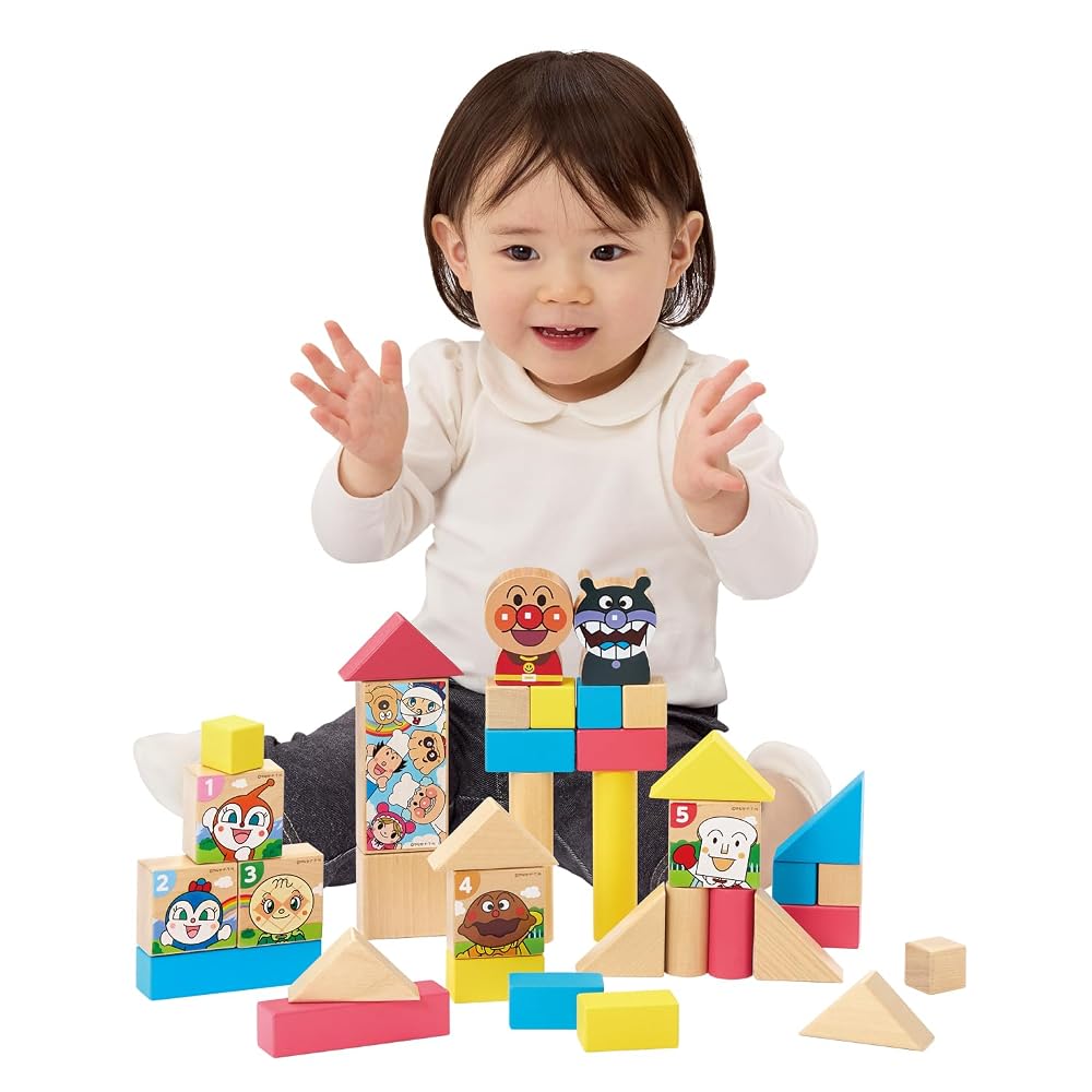 AGATSUMA Anpanman Genius Brain Cylinder Building Blocks 2024