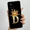 For Infinix Note 12 Pro 4G / Note 12 (2023) X676C X676B Fashion Initial Letter Couple Phone Case Soft Silicone TPU Protective