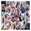 55 New Ahsoka Doodle Stickers Decorate Suitcase Notebook Guitar Cartoon Stickers