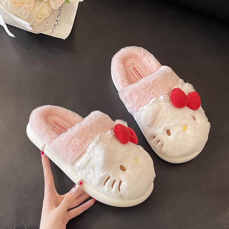 

2025 зимние хлопковые тапочки женские зимние домашние комнатные с толстой подошвой хлопковые моп теплые шерстяные тапочки домашние тапочки 41 белый