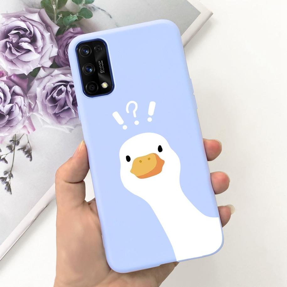For Realme 7 5G Case RMX2111 Cover New Fashion Flower Girls Painted Funda Soft TPU Cases For Realme 7 Pro Realme7 RMX2155 Bumper