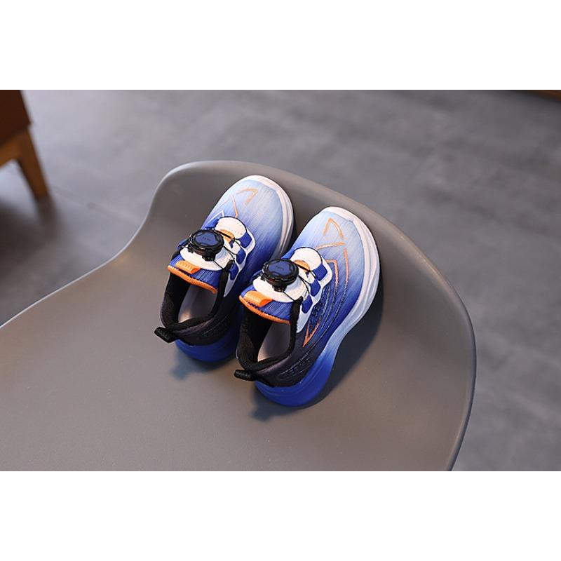 Children's Comfortable Sports Shoes | Breathable Running Sneakers for Boys & Girls with Rotating Buckle Closure