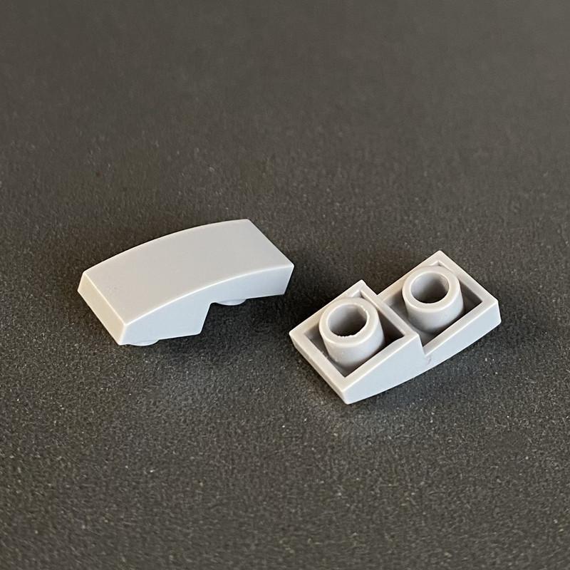 Compatible Building Block 24201 Technology Education Small Particles Building Block Accessories Parts 1X2 Reverse Arc Parts