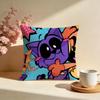 Fashion CCatnapful Cushion Cover Stylish Washable Pillow Cover Ideal for Couch Bedroom Car Decoration