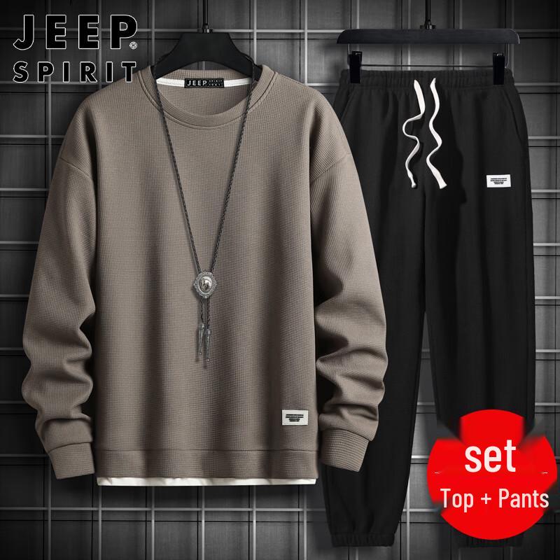 

Мужской повседневный комплект из свитшота и джоггеров JEEP SPIRIT, имитирующий двухпредметный XL