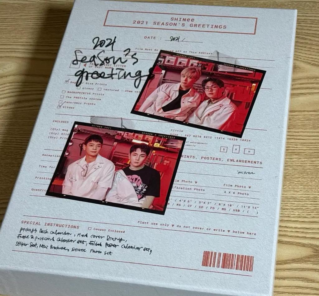SHINee 2021 Season's Greetings Used