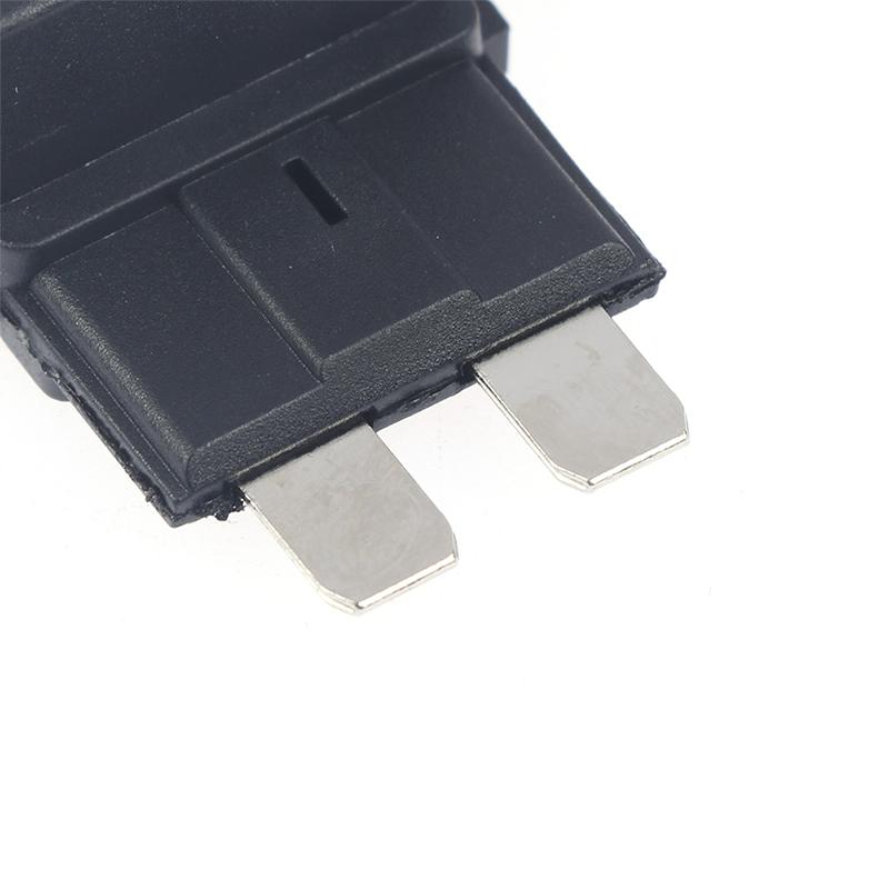 Uchwyt bezpiecznika 12V Adapter odgałęźnika Add-A-Circuit Mikro Mini Standardowy Ford Atm Apm Bezpiecznik samochodowy ostrzowy Z żółtym przewodem 10A