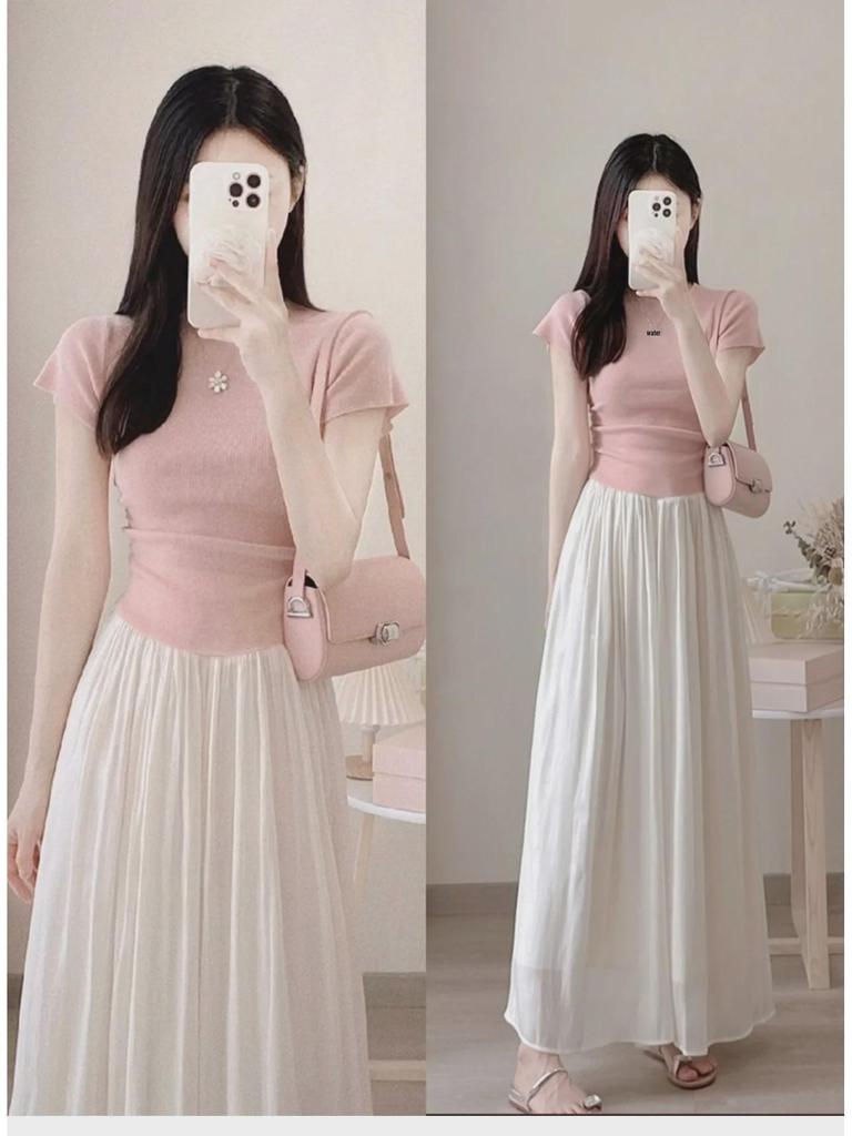 Sommer 2024 Petite Koreanisches Drama inspiriertes zweiteiliges Rockset