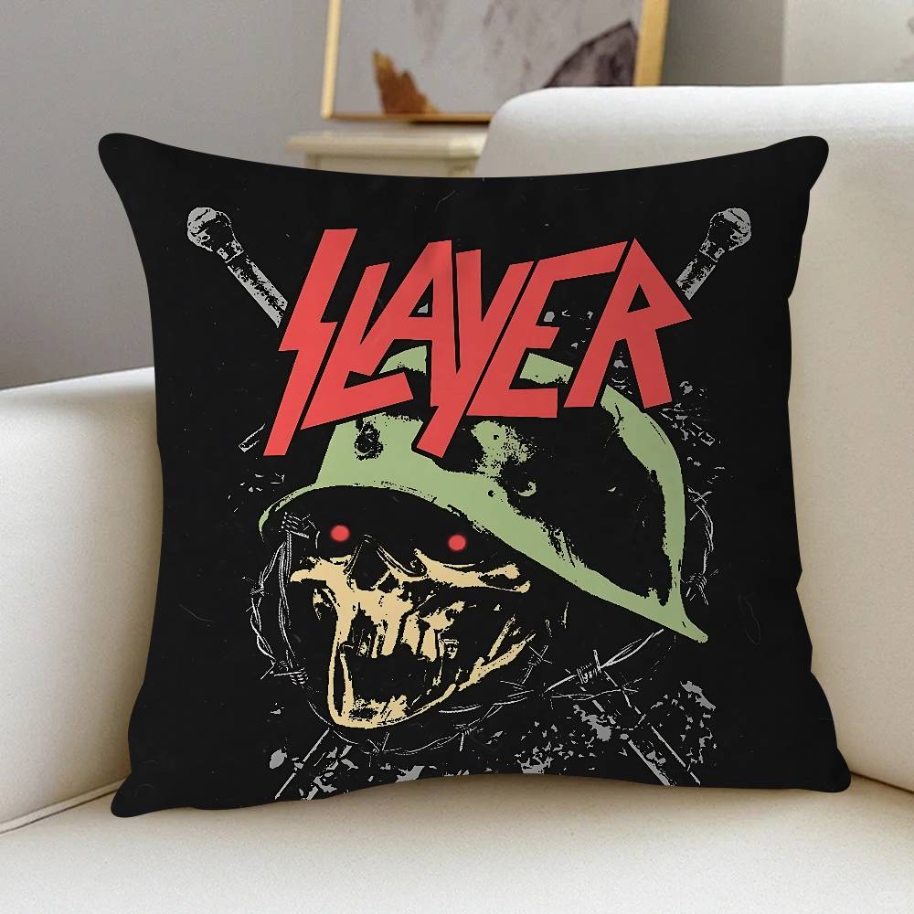 S-Salyer Font And Slayer Logo Cushion Cover 30x50 Polyester Sofa Cushions Decorative Throw Pillows Home Decoration Pillowcover